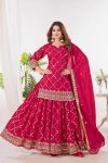DESIGNER GEORGETTE SEQUENCE EMBROIDERY WORK TOP PALAZZO WITH DUPATTA FESTIVE WEAR WHOLESALE PRICE ETHNIC GARMENT (8)