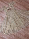 DESIGNER GOLD CRUSH BEADS EMBROIDERY WORK GOWN FESTIVE WEAR WHOLESALE PRICE ETHNIC GARMENT (9)