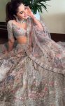 DESIGNER KASTURI SILK THREAD , SEQUENCE AND DORI WORK LEHENGA CHOLI WITH DUPATTA PARTY WEAR WHOLESALE PRICE ETHNIC GARMENT (2)
