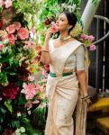 DESIGNER LICHI SILK JACQUARD WORK SAREE WITH UNSTITCHED BLOUSE BRIDAL WEAR WHOLESALE PRICE ETHNIC GARMENT (6)