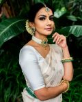 DESIGNER LICHI SILK JACQUARD WORK SAREE WITH UNSTITCHED BLOUSE BRIDAL WEAR WHOLESALE PRICE ETHNIC GARMENT (6)
