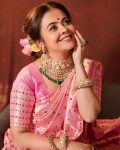 DESIGNER LICHI SILK JACQUARD WORK SAREE WITH UNSTITCHED BLOUSE PARTY WEAR WHOLESALE PRICE ETHNIC GARMENT (1)