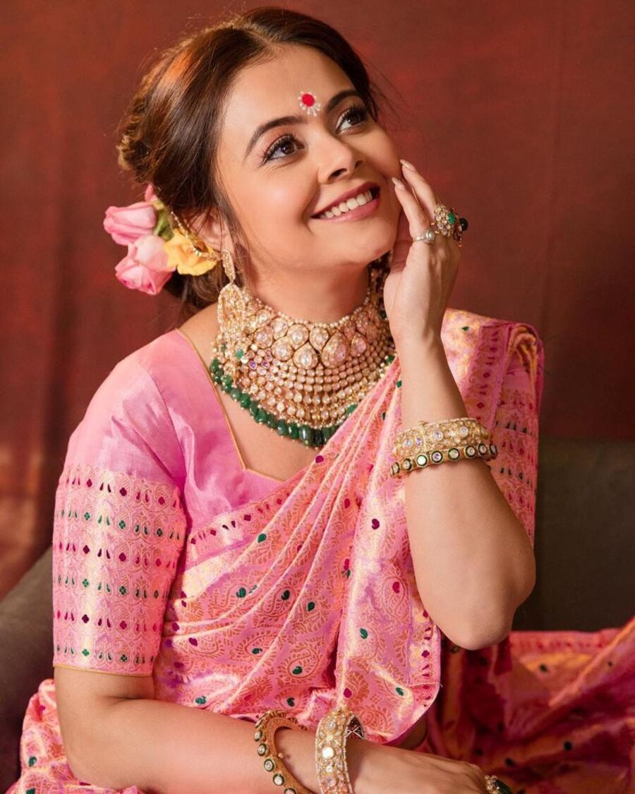 DESIGNER LICHI SILK JACQUARD WORK SAREE WITH UNSTITCHED BLOUSE PARTY WEAR WHOLESALE PRICE ETHNIC GARMENT (5)