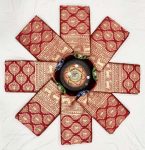 DESIGNER LICHI SILK JACQUARD WORK SAREE WITH UNSTITCHED BLOUSE WEDDING WEAR WHOLESALE PRICE ETHNIC GARMENT (2)
