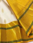 DESIGNER LICHI SILK JACQUARD WORK SAREE WITH UNSTITCHED BLOUSE WEDDING WEAR WHOLESALE PRICE ETHNIC GARMENT (6)
