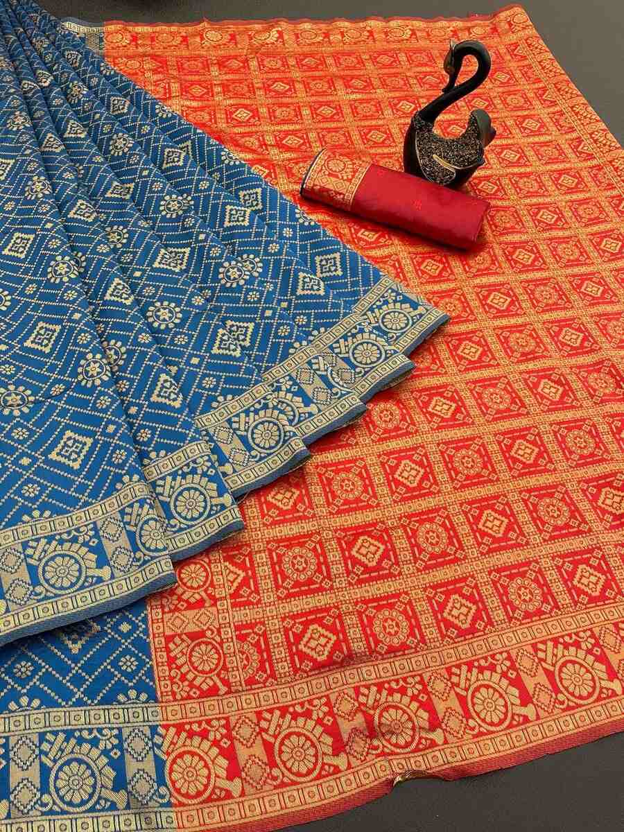 DESIGNER LICHI WORK WEAVING WORK SAREE WITH UNSTITCHED BLOUSE FESTIVAL WEAR WHOLESALE PRICE ETHNIC GARMENT (56)