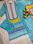 DESIGNER MUSLIM COTTON DIGITAL PRINT WITH REAL MIRROR WITH DIAMOND HANDWORK TOP BOTTOM WITH DUPATTA OFFICE WEAR WHOLESALE PRICE ETHNIC GARMENT (3)