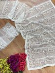 DESIGNER ORGANZA EMBROIDERY THREAD AND SEQUENCE WORK SAREE WITH UNSTITCHED BLOUSE PARTY WEAR WHOLESALE PRICE ETHNIC GARMENT (4)