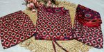 DESIGNER RAYON PRINTED WORK TOP BOTTOM WITH DUPATTA FESTIVAL WEAR WHOLESALE PRICE ETHNIC GARMENT (4)