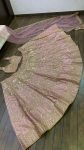 DESIGNER SATIN SILK SEQUENCE DORI AND ZARI WORK LEHENGA CHOLI WITH DUPATTA RECEPTION WEAR WHOLESALE PRICE ETHNIC GARMENT (2)