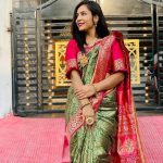 DESIGNER SOFT LICHI SILK CLOTH JACQUARD WORK SAREE WITH UNSTITCHED BLOUSE PARTY WEAR WHOLESALE PRICE ETHNIC GARMENT (11)