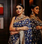 DESIGNER SOFT LICHI SILK JACQUARD WORK SAREE WITH UNSTITCHED BLOUSE FESTIVAL WEAR WHOLESALE PRICE ETHNIC GARMENT (2)