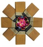 DESIGNER SOFT LICHI SILK JACQUARD WORK SAREE WITH UNSTITCHED BLOUSE OFFICE WEAR WHOLESALE PRICE ETHNIC GARMENT (3)