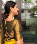 DESIGNER SOFT LICHI SILK JACQUARD WORK SAREE WITH UNSTITCHED BLOUSE PARTY WEAR WHOLESALE PRICE ETHNIC GARMENT (2)