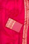 DESIGNER SOFT LICHI SILK JACQUARD WORK SAREE WITH UNSTITCHED BLOUSE WEDDING WEAR WHOLESALE PRICE ETHNIC GARMENT (4)-Photoroom
