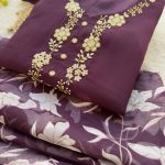 DESIGNER SOFT SILK HAND WORK TOP BOTTOM WITH DUPATTA FESTIVE WEAR WHOLESALE PRICE ETHNIC GARMENT (3)