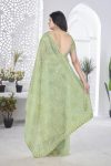DESIGNER TISSUE NET SEQUENCE & PITA WORK WITH MULTI COLOUR THREAD EMBROIDERY WORK SAREE WITH UNSTITCHED BLOUSE CASUAL WEAR WHOLESALE PARICE ETHNIC GARMENT (3)