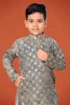 DESIGNER VISCOSE RAYON CHIKANKARI LUCKNOWI SCHIFLI WORK KID’S KURTA PAYJAMA WEDDING WEAR WHOLESALE PRICE ETHNIC GARMENT (20)