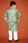 DESIGNER VISCOSE RAYON CHIKANKARI LUCKNOWI SCHIFLI WORK KID’S KURTA PAYJAMA WEDDING WEAR WHOLESALE PRICE ETHNIC GARMENT (9)
