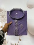 DESIGNER VISCOSE SILK EMBROIDERY SEQUENCE WORK MEN’S KURTA PAYJAMA FESTIVAL WEAR WHOLESALE PRICE ETHNIC GARMENT (3)
