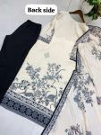 FABULOUS CHINON PRINT WORK TOP BOTTOM WITH DUPATTA OFFICE WEAR WHOLESALE PRICE ETHNIC GARMENT (8)