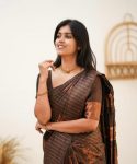 FABULOUS LICHI SILK JACQUARD WORK SAREE WITH UNSTITCHED BLOUSE CASUAL WEAR WHOLESALE PRICE ETHNIC GARMENT (19)