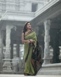 FABULOUS LICHI SILK JACQUARD WORK SAREE WITH UNSTITCHED BLOUSE DAILY WEAR WHOLESALE PRICE ETHNIC GARMENT (34)