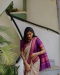FABULOUS LICHI SILK JACQUARD WORK SAREE WITH UNSTITCHED BLOUSE DAILY WEAR WHOLESALE PRICE ETHNIC GARMENT (35)