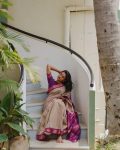 FABULOUS LICHI SILK JACQUARD WORK SAREE WITH UNSTITCHED BLOUSE DAILY WEAR WHOLESALE PRICE ETHNIC GARMENT (35)