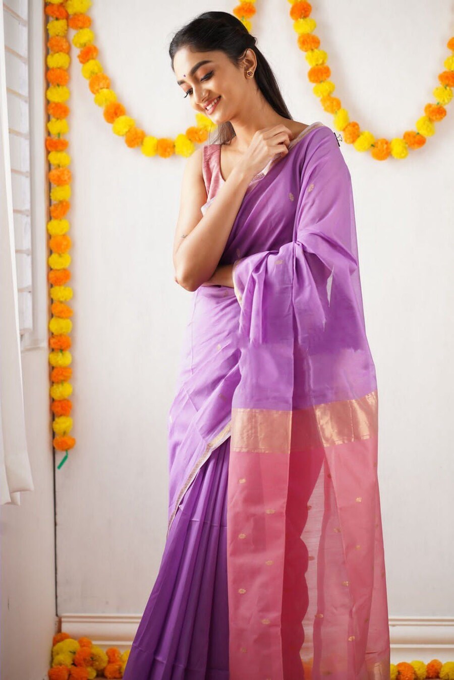 FABULOUS LICHI SILK JACQUARD WORK SAREE WITH UNSTITCHED BLOUSE FESTIVAL WEAR WHOLESALE PRICE ETHNIC GARMENT (11)