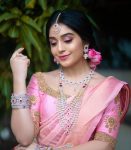 FABULOUS LICHI SILK JACQUARD WORK SAREE WITH UNSTITCHED BLOUSE PARTY WEAR WHOLESALE PRICE ETHNIC GARMENT (4)