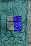 FABULOUS LICHI SILK JACQUARD WORK SAREE WITH UNSTITCHED BLOUSE WEDDING WEAR WHOLESALE PRICE ETHNIC GARMENT (2)