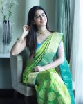 FABULOUS LICHI SILK WEAVING WORK SAREE WITH UNSTITCHED BLOUSE PARTY WEAR WHOLESALE PRICE ETHNIC GARMENT (9)