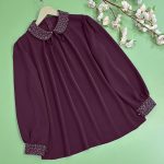 FABULOUS RAYON COLLER+ DORI FUMKA WORK TOP PURPLE