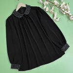 FABULOUS RAYON COLLER+ DORI FUMKA WORK TOP BLACK