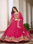 FABULOUS VICHITRA EMBROIDERY SEQUENCE & THREAD WORK LEHANGA CHOLI WITH DUPATTA RANI