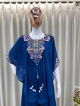 FANCY AIR TEX CHINON SEQUENCE EMBROIDERED WORK WITH KODI LATKAN WORK TOP BLOUSE WITH PALAZZO FESTIVE WEAR WHOLESALE PRICE ETHNIC GARMENT (2)