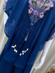 FANCY AIR TEX CHINON SEQUENCE EMBROIDERED WORK WITH KODI LATKAN WORK TOP BLOUSE WITH PALAZZO FESTIVE WEAR WHOLESALE PRICE ETHNIC GARMENT (2)