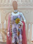 FANCY CHINON DIGITAL PRINT WITH HAND AARI WORK WITH MIRROR WORK TOP SHARARA WITH DUPATTA FESTIVE WEAR WHOLESALE PRICE ETHNIC GARMENT (8)