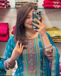 FANCY CHINON DIGITAL PRINT WITH KODI LACE WORK ANARKALI BOTTOM WITH DUPATTA FESTIVE WEAR WHOLESALE PRICE ETHNIC GARMENT (6)