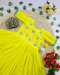 FANCY COTTON PADDING WITH HAND WORK ONE PIECE DRESS PARTY WEAR WHOLESALE PRICE ETHNIC GARMENT (3)