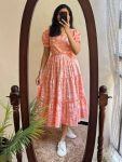 FANCY COTTON PRINTED WORK ONE PIECE DAILY WEAR WHOLESALE PRICE ETHNIC GARMENT (5)