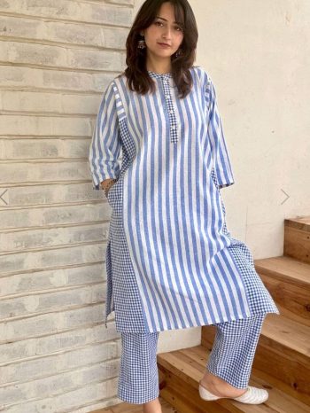 FANCY FINE COTTON DIGITAL PRINTED CO-ORD SET COTTON