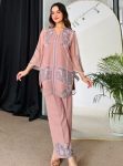 FANCY GEORGETTE DIGITAL PRINT WORK TOP BOTTOM SET OFFICE WEAR WHOLESALE PRICE ETHNIC GARMENT (4)
