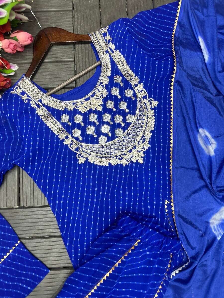 FANCY GEORGETTE EMBROIDERY CODING WORK WITH DIGITAL PRINT WORK TOP LEHENGA WITH DUPATTA FESTIVE WEAR WHOLESALE PRICE ETHNIC GARMENT (15)