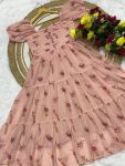 FANCY GEORGETTE FLORAL PRINTED ONE PIECE DAILY WEAR WHOLESALE PRICE ETHNIC GARMENT (4)