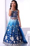 FANCY GEORGETTE PRINTED WITH EMBROIDERY SEQUENCE WORK KID’S LEHENGA CHOLI WITH DUPATTA PARTY WEAR WHOLESALE PRICE ETHNIC GARMENT (3)