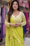 FANCY GEORGETTE SEQUENCE EMBROIDERY WORK LEHENGA SAREE WITH BLOUSE READY TO WEAR WHOLESALE PRICE ETHNIC GARMENT (4)