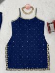 FANCY GEORGETTE THREAD WITH SEQUENCE WORK TOP SHARARA WITH DUPATTA PARTY WEAR WHOLESALE PRICE ETHNIC GARMENT (3)