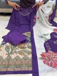 FANCY KITKAT SILK FLORAL PRINTED TOP BOTTOM WITH DUPATTA FESTIVE WEAR WHOLESALE PRICE ETHNIC GARMENT (3)